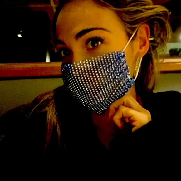 Sold Rhinestone masks - Picture 2 of 3